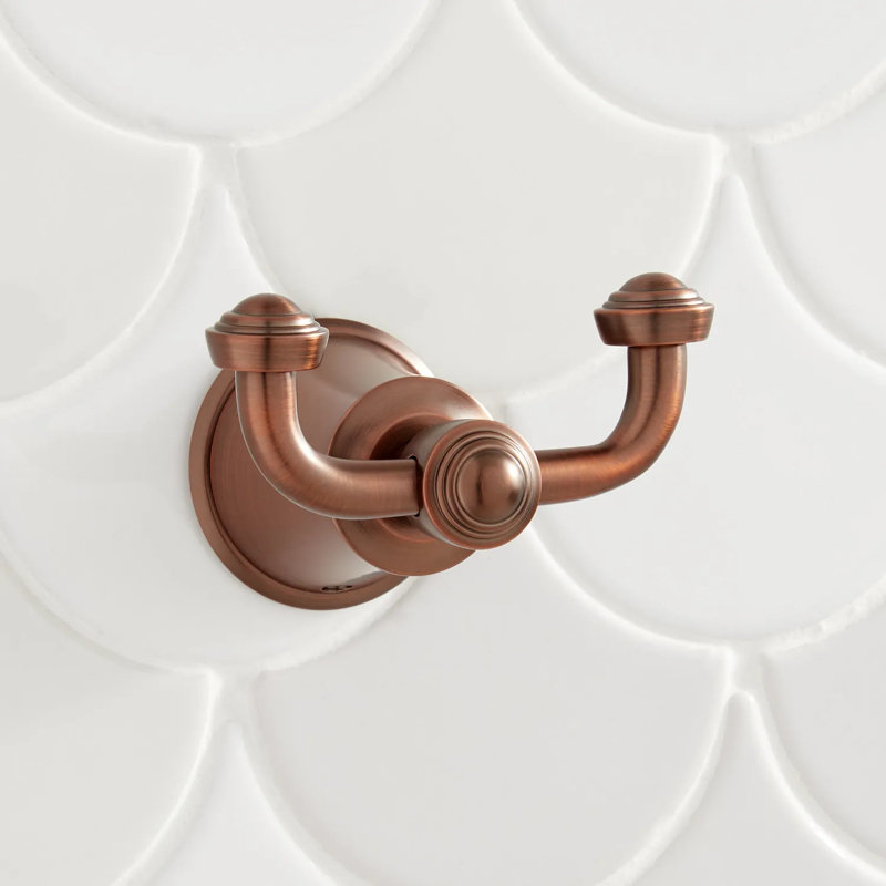 Cooper Collection Wall-Mount Robe Hook, Oil Rubbed Bronze