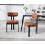 Alurta 48.5cm H Upholstered Metal Side Chair in Brown