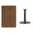 Carrus Rectangular Laminate Dining Table Top with Round Base-1464009583-1464009571