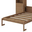 Grand lit escamotable avec tablettes et armoires