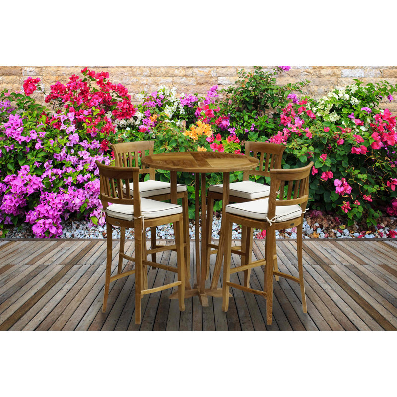 Miami Round Solid Wood Dining Table