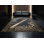 Tapis oriental noir lavable à la machine à motif Justin King Arthur - reliure noire