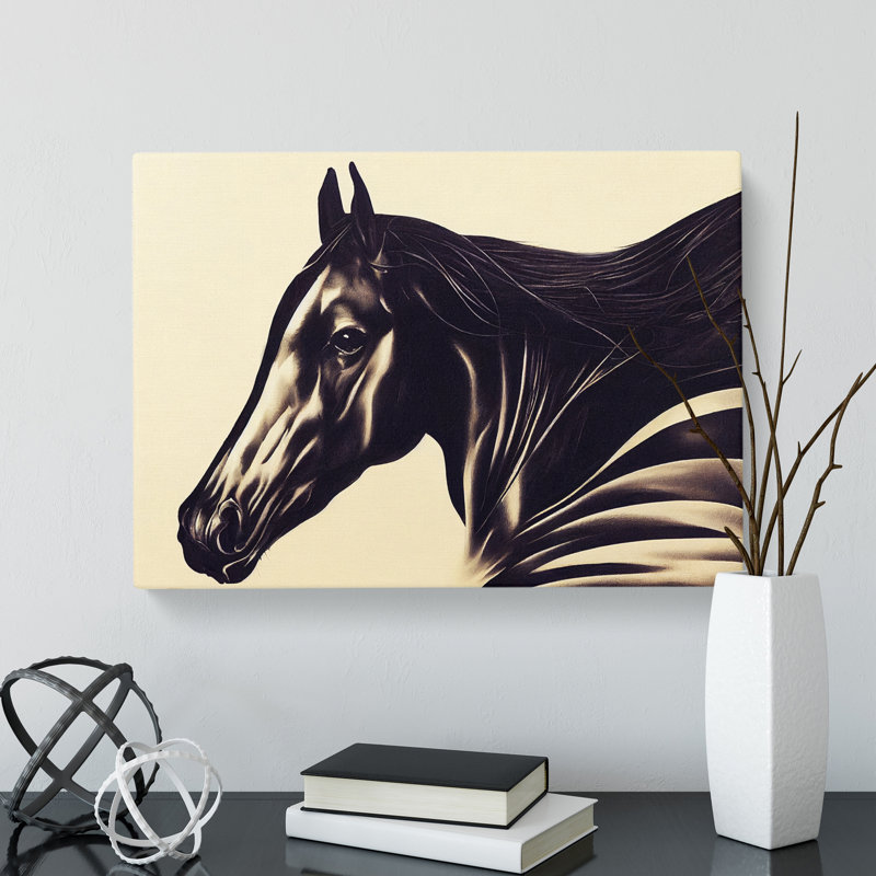 Beauteous Horse - Wrapped Canvas, 50cm H x 76cm W x 3cm D