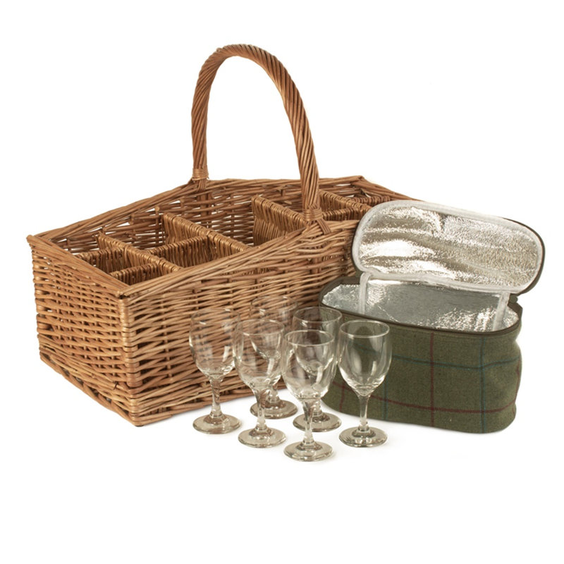 Wicker Outdoor Picnic Basket
