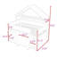 Full-Size Loft Bed With House-Inspired Canopy Roof, Built-In Storage-274178100