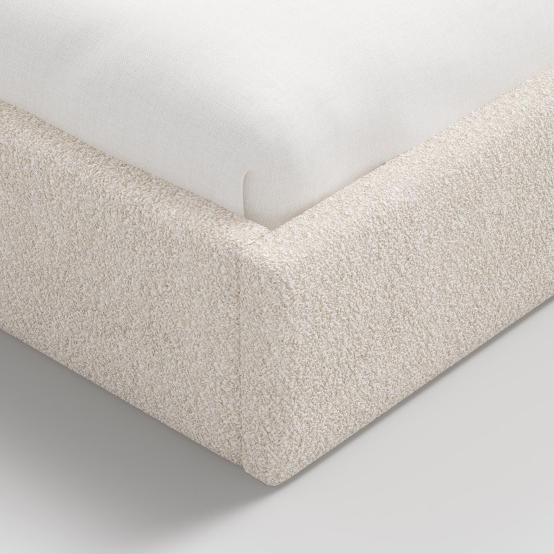 Perigold Upholstered Bed, Queen, Beige