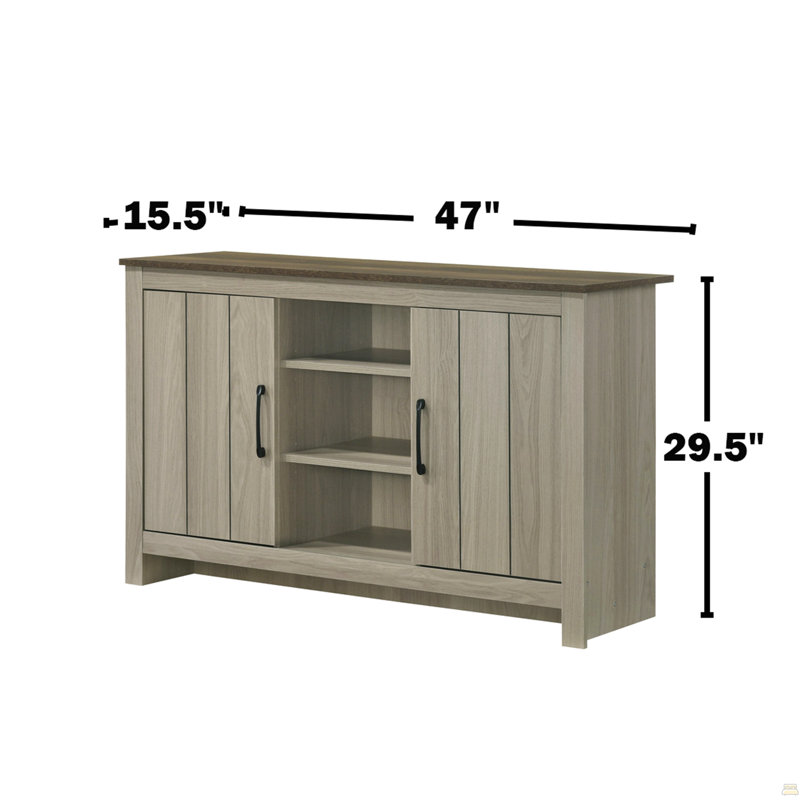 Armoire avec tablettes et portes d'armoire, Gris