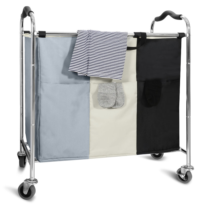 Trieur de linge, Noir/beige/gris