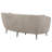 Glynes Upholstered Channel Back Curved Loveseat Beige-957825252