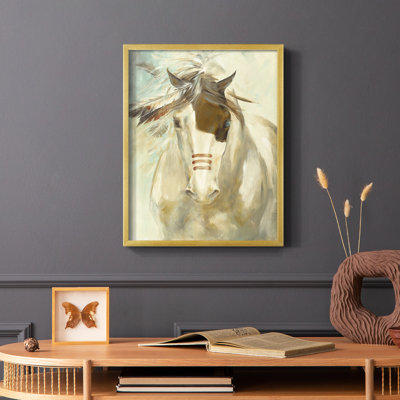 Warrior, reproduction encadrée - bois massif
