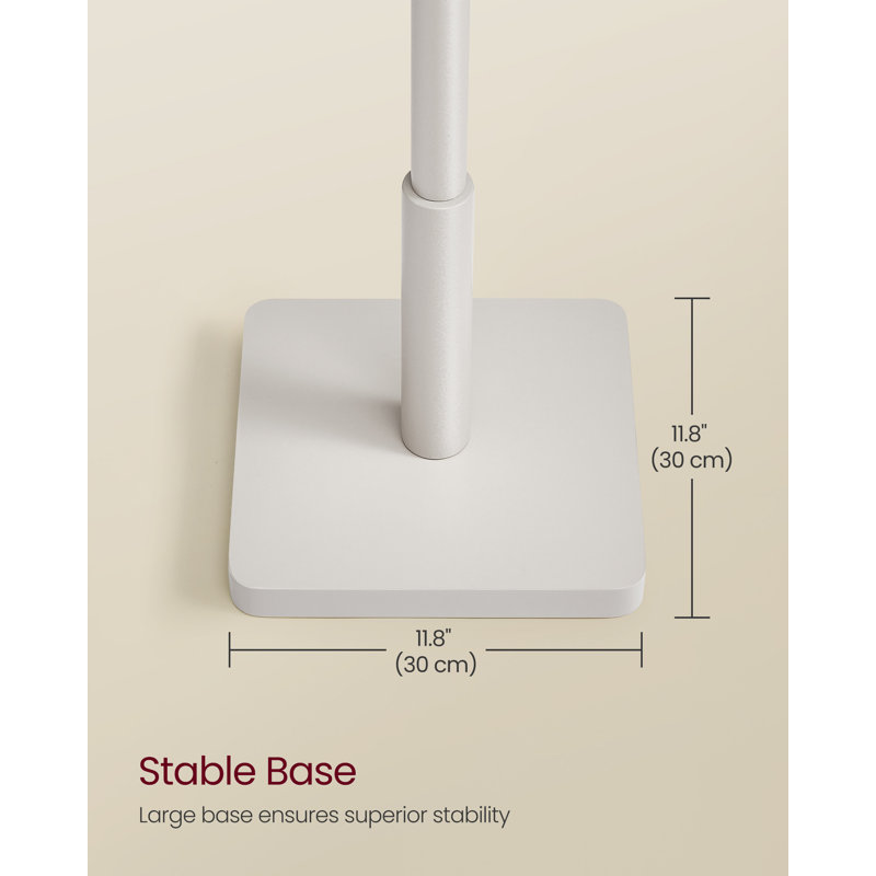 Blanding Freestanding 8 - Hook Coat Rack, Cream