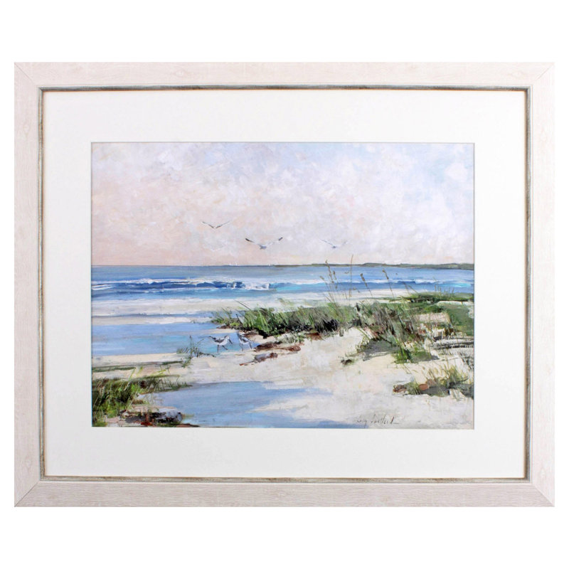 «Soft Morning Sea», impression murale encadrée
