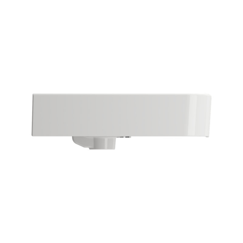 Parma 33.27'' L Bathroom Sink, Single-Hole, White