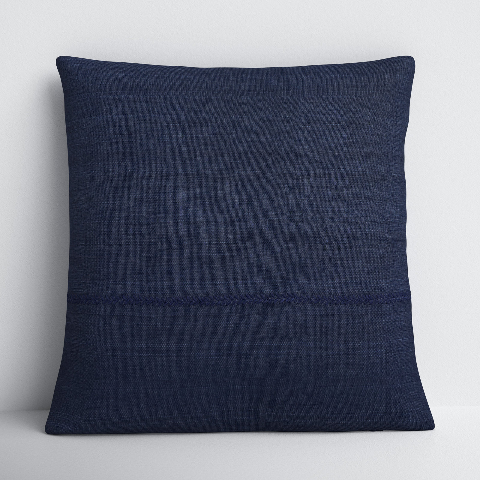 Griffin Throw Pillow, Dark Blue, Down