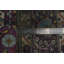 Tapis oriental en soie à teinture végétale pré-1900 4 x 7