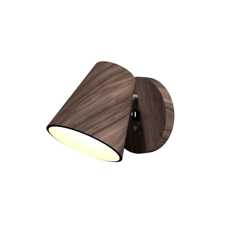 Conical 1 - Light Spotlight, American Walnut