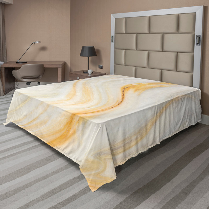 Drap-housse Ambesonne, Drap plat pour très grand lit californien