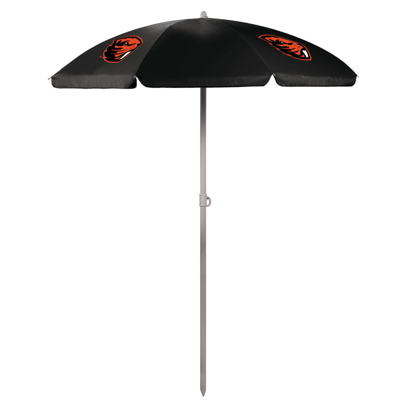 Parasol de plage 5,5 pi Ncaa, Noir, Oregon State
