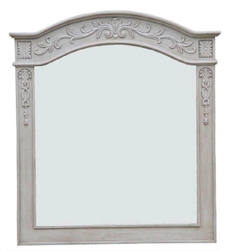 Miroir de salle de bain Gilford, Acajou foncé, 24 po