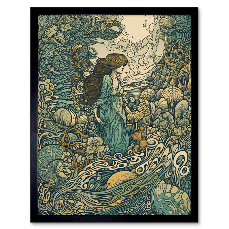 Berwin An Aquatic Wonderland Beneath The Ocean's Surface - Single Picture Frame Print