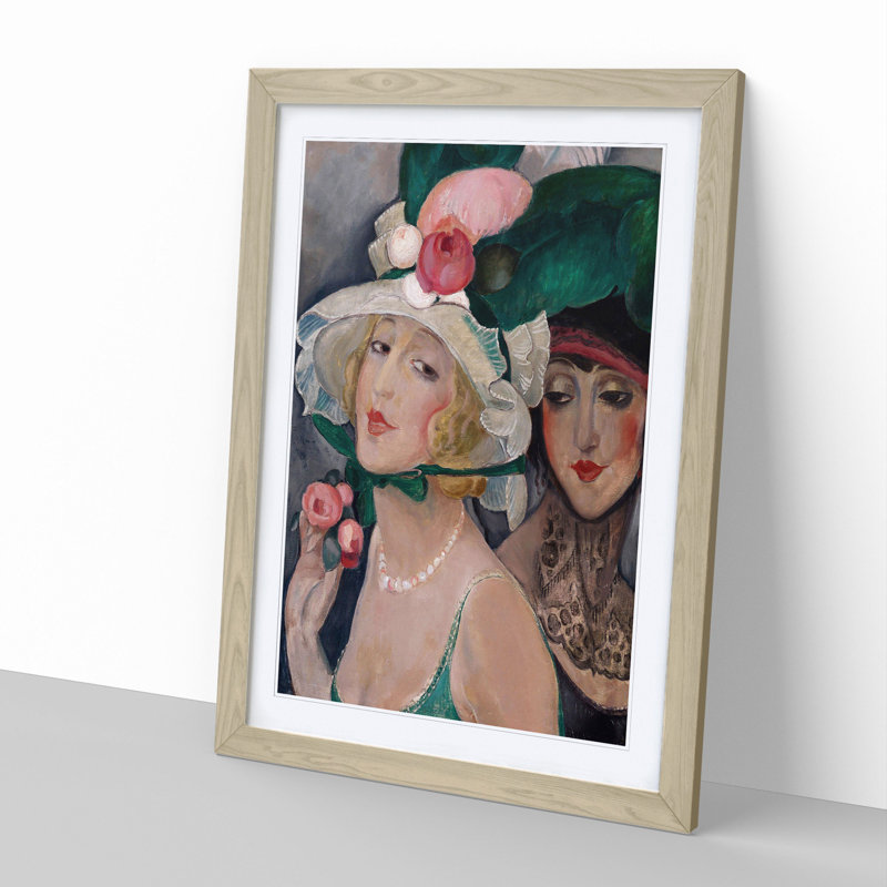 Dress Down Friday by Gerda Wegener - Picture Frame Painting, Oak Framed, 65cm H x 48cm W x 2cm D