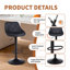 Tabouret de bar rotatif à hauteur ajustable Illyas-623432855-623432853
