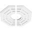 Médaillon de plafond contemporain en PVC de qualité architecturale 34 po x P 3 po x P 13 1/2 po x P 1 po-36078922