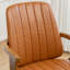 49cm H Upholstered Armchair in Brown