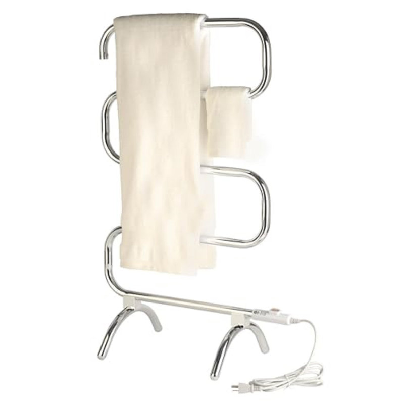 Chauffe-serviettes sur pied ou mural Warmrails Classic, Chrome