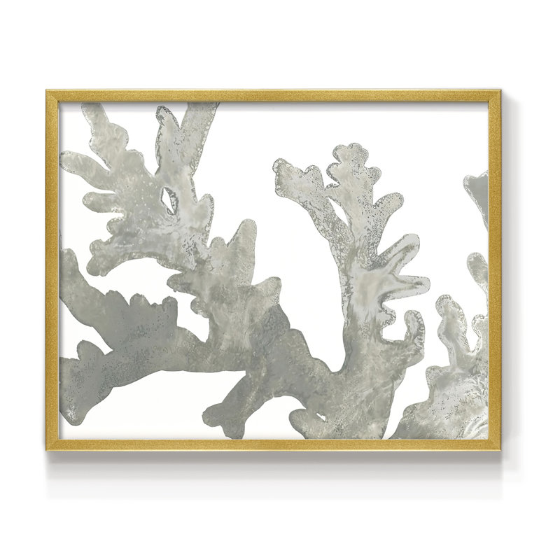 Stone Macro Coral II - Reproduction encadrée - Restickable, H 8 po x l 10 po