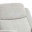 Fauteuil inclinable oscillant contemporain l 35,4 po, gris clair