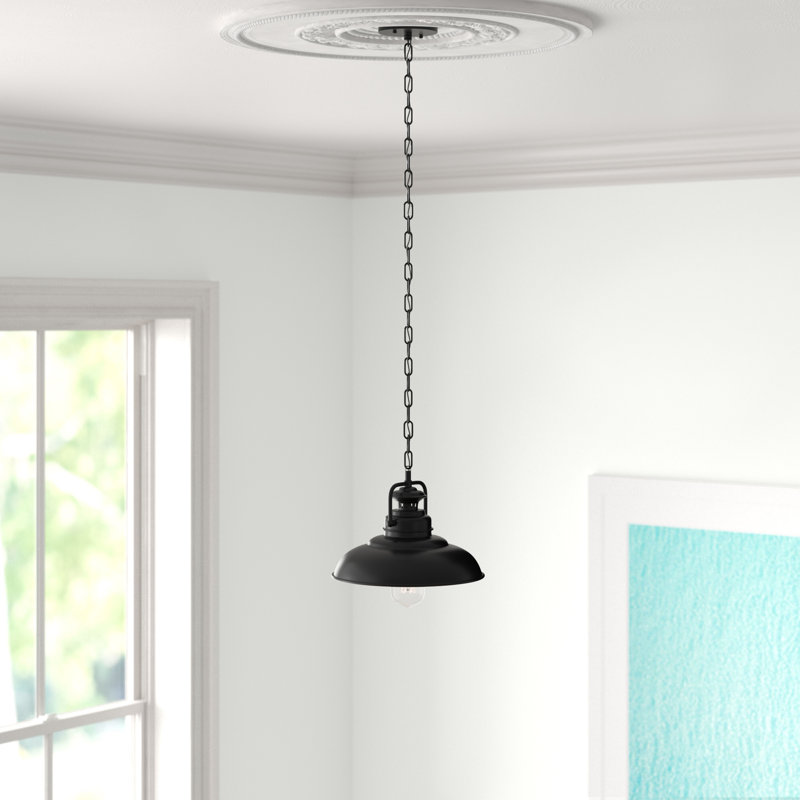 Lacluta 1 - Light Black Dome Pendant