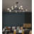 15 - Light Crystal Dimmable LED Sputnik Modern Linear Chandelier