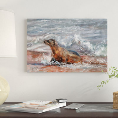 « sea lion », impression sur toile