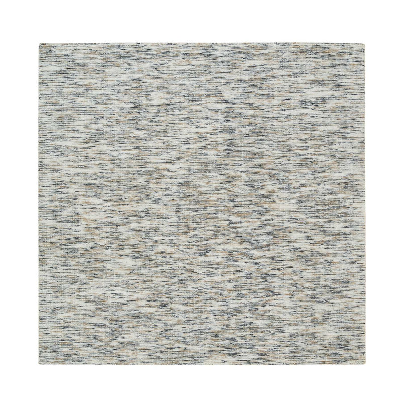 Saharsh One-of-a-Kind 6' Square Area Rug Gray