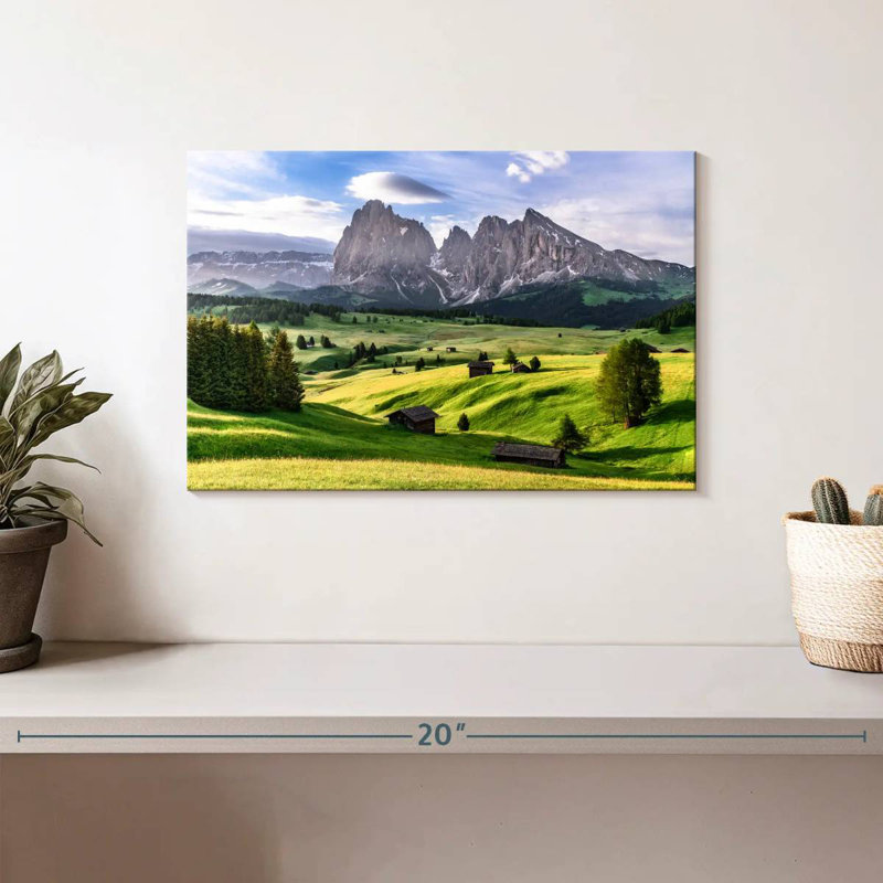 Alvord Seiser Alm In Spring, 8'' H x 12'' W