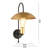 Elegant Gold Wall Lamp, Adjustable Height, Metal Body | 16.5 x 3.0 inches Base Plate, Max 40W E27 Socket | Stylish Home Lighting, Perfect for Living Room, Bedroom & Office Decor, IP20 Rated, Bulb Not Included