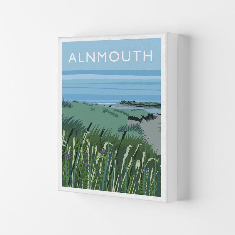 Alnmouth Portrait by Richard O'Neill - Print, 29.7cm H x 21cm W x 4cm D, Wrapped Canvas