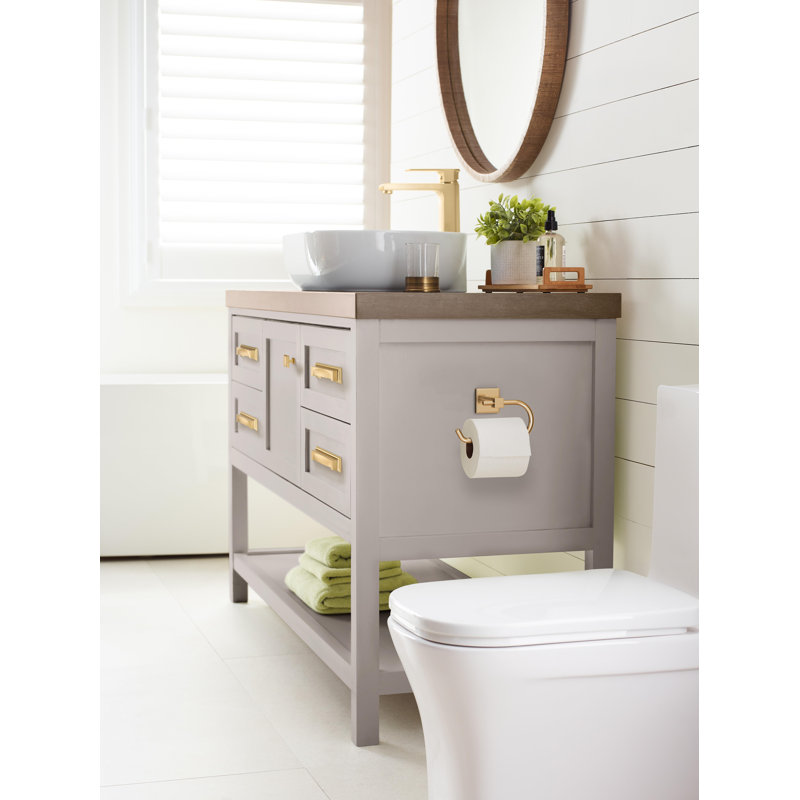 Appoint Wall Mount Toilet Paper Holder, Champagne Bronze