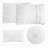 7 Piece Brushed Microfiber Plain Weave Comforter Bedding Set With Accent Pillows-117396001-117395984