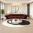 Semi-circular arc  negotiating sofa-106442429