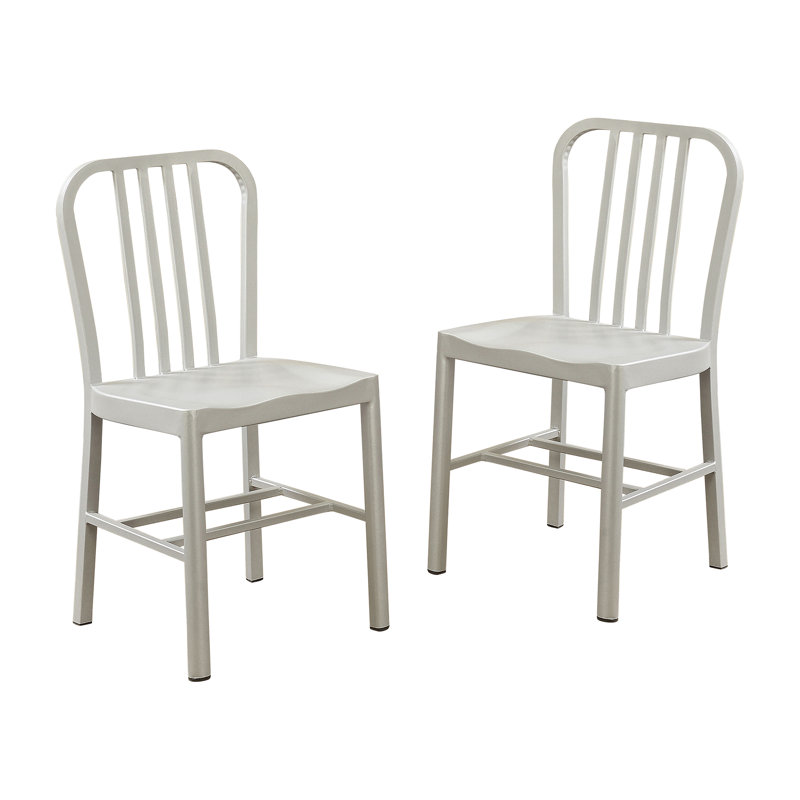 Jakeya 17.75'' H Side Chair, Silver
