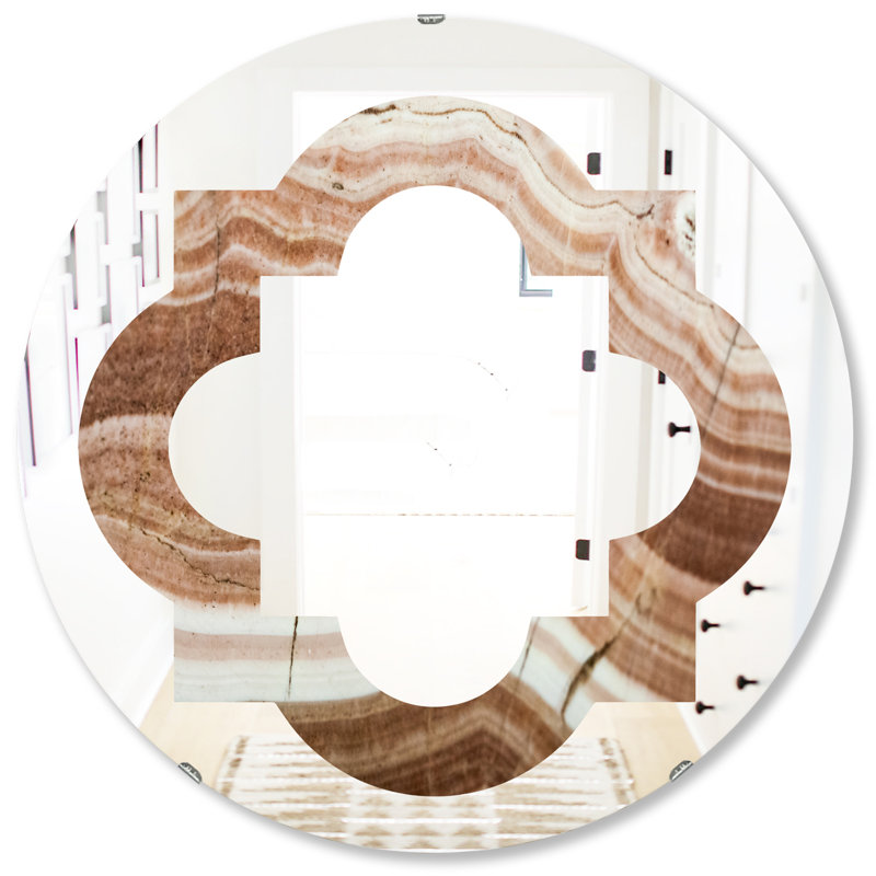 Miroir mural Crystals Minerals and Stones, H 31,5 po x l po