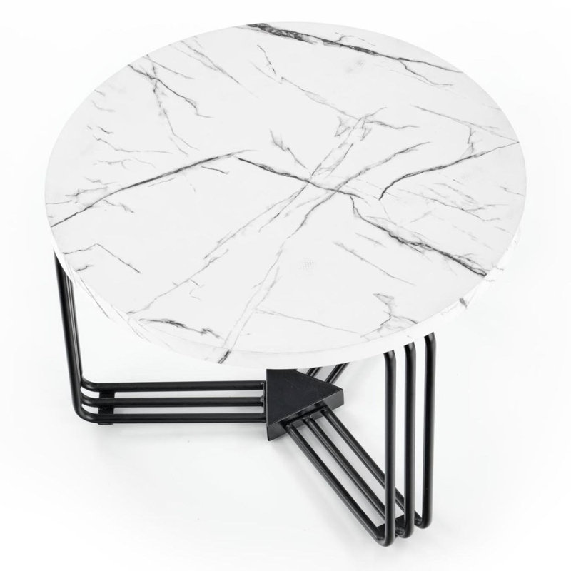 Anderea Abstract Coffee Table, 49cm H x 45cm W x 45cm D