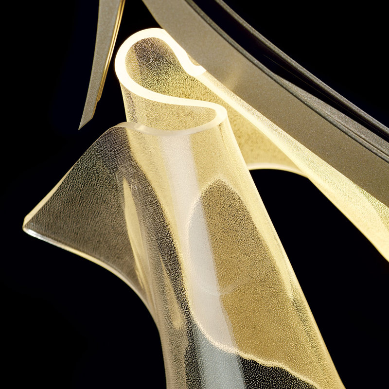 Mobius 1 - Light Single LED Pendant, Vintage Platinum