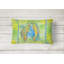 Coussin décoratif intérieur/extérieur rectangulaire dauphin