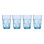 Lenox Butterfly Meadow Blue Tall Glasses, Set of 4