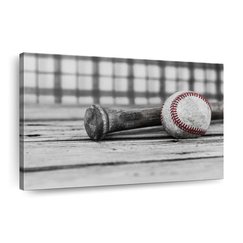 Baseball Pop, reproduction sur toile, L 34 po x H 51 po