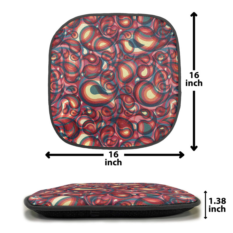 Outdoor 1.38'' Dining Chair Seat Cushion