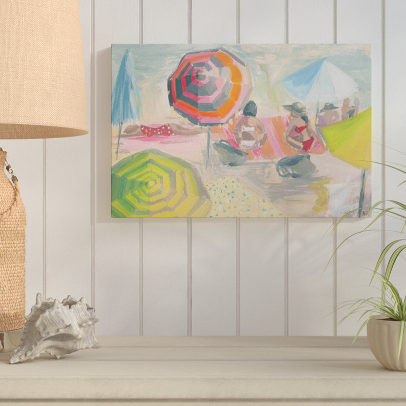 « relaxation », reproduction de peinture à l’acrylique sur toile tendue, H 12 po x l 18 po x P 1,5 po
